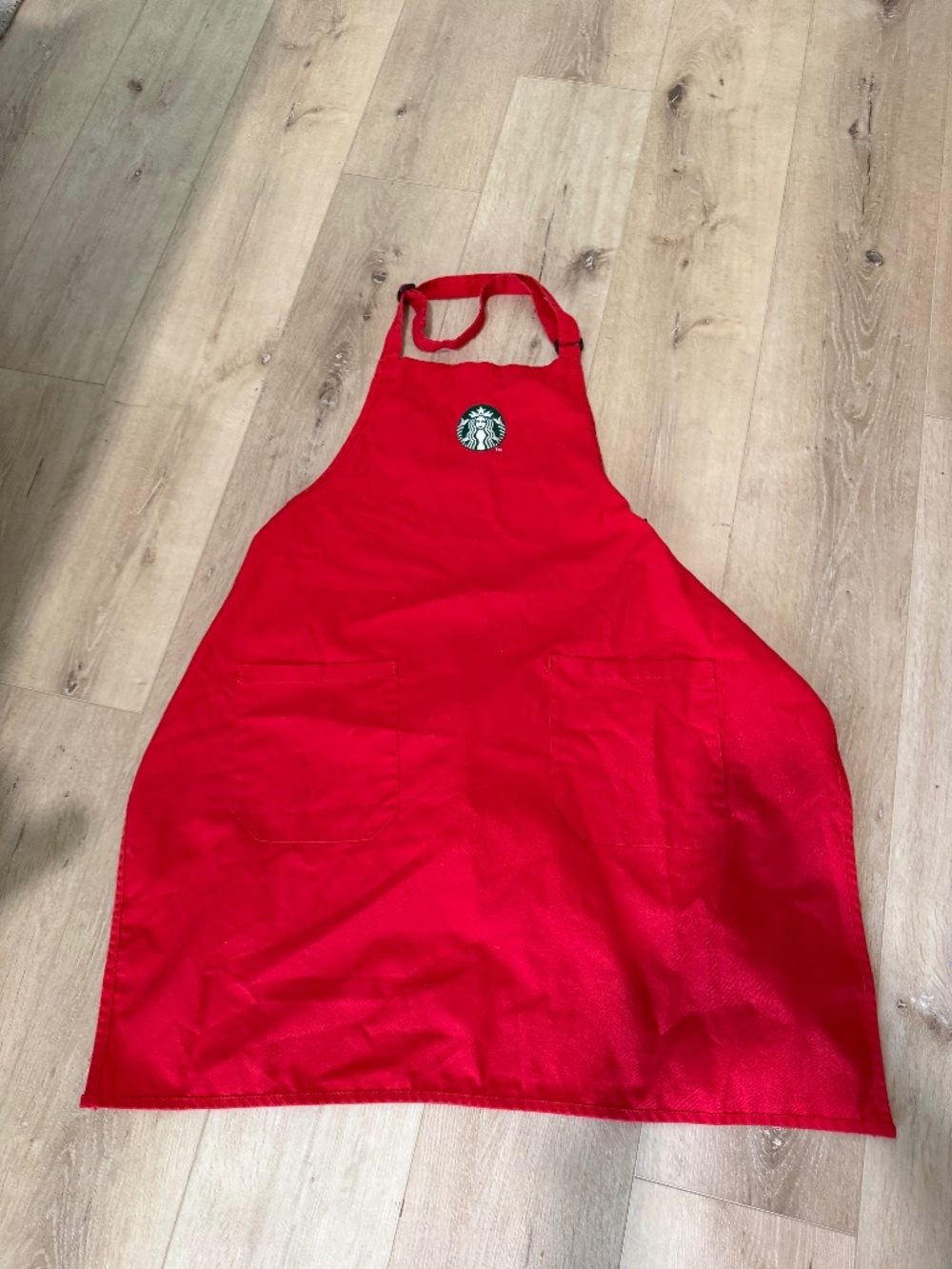 Starbucks red apron